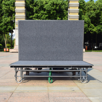 High quality cheap truss display mobile stage for hot sell